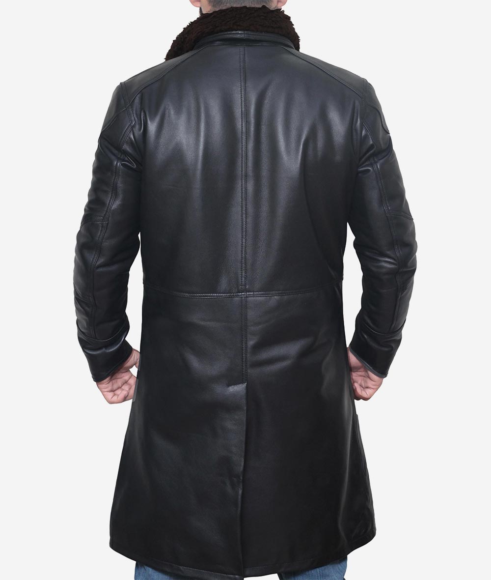 Winter Runner Coat, Shearling Jacket Men