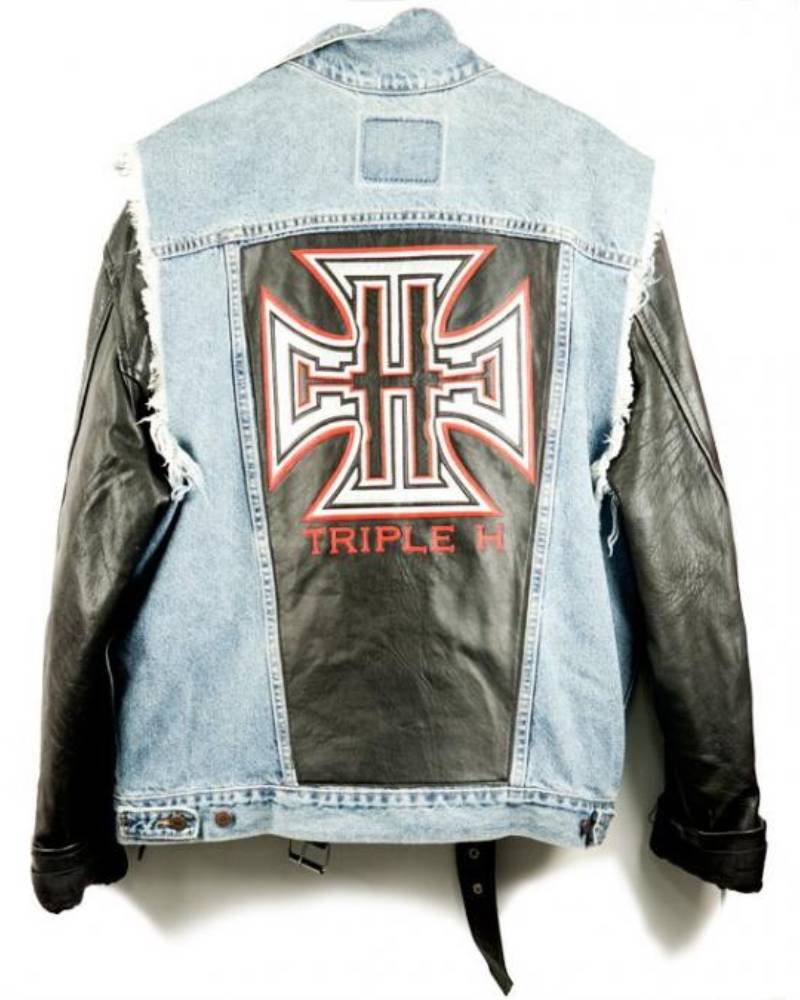 Triple H Denim Leather Jacket