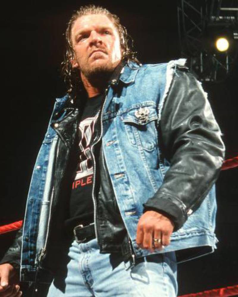 Triple H Denim Leather Jacket
