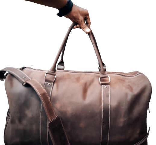 Crazy Horse Genuine Duffle Bag, Brown