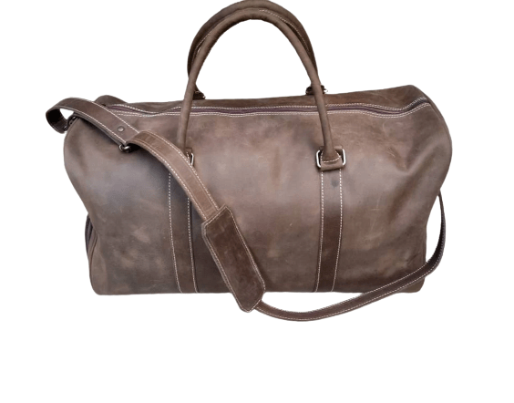 Crazy Horse Genuine Duffle Bag, Brown
