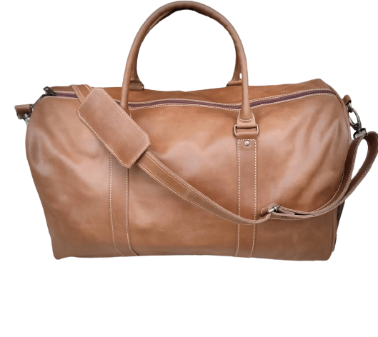Crazy Horse Genuine Duffle Bag, Brown