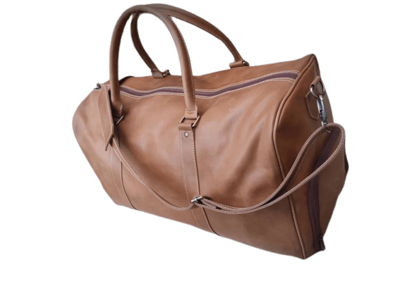 Crazy Horse Genuine Duffle Bag, Brown