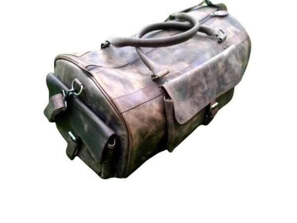 Handmade Full Grain Leather Weekender Bag