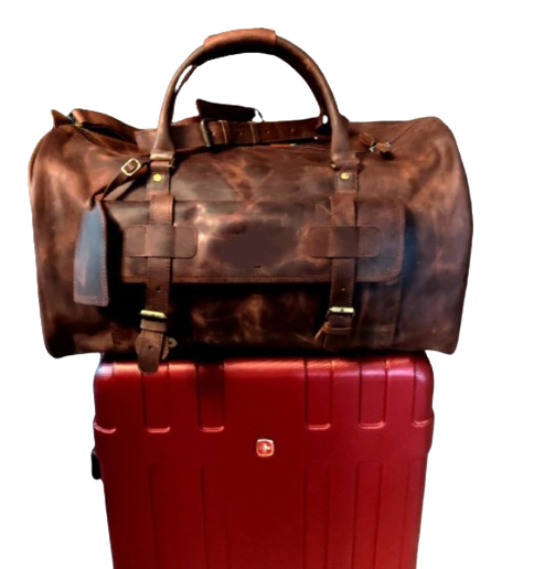 Best Leather Duffle Bag, Premium Lining