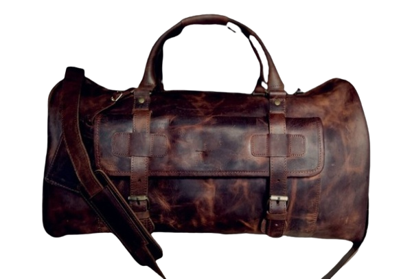 Best Leather Duffle Bag, Premium Lining Zing Apparel