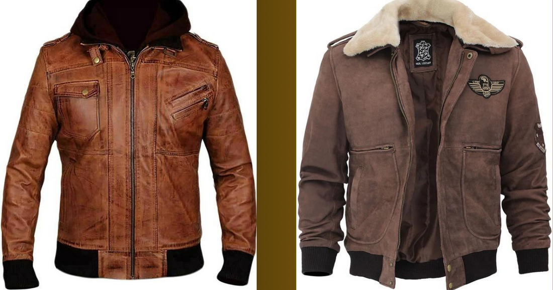 Best quality men's leather jacket