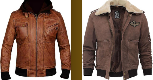 Best quality men's leather jacket