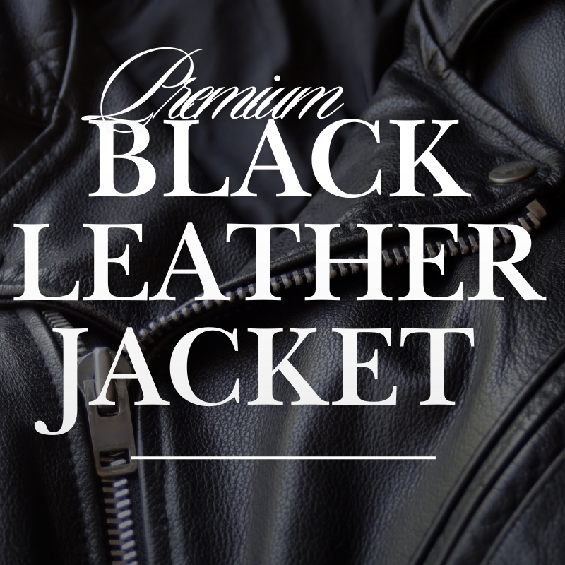 Premium Black Leather Jacket - Special Edition For Winter