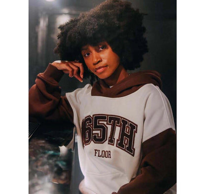 165th_Floor_Hoodie_Brown_And_White_For_Sale
