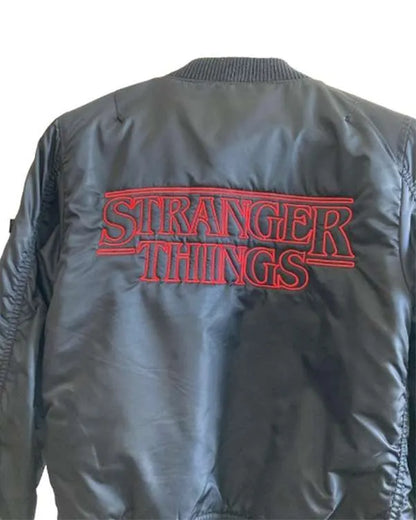 Stranger Things Black Crew Jacket