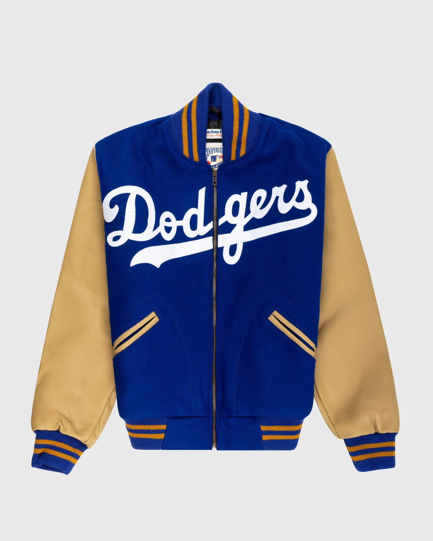 1951 Brooklyn Dodgers Vintage Blue Wool & Leather Varsity Jacket