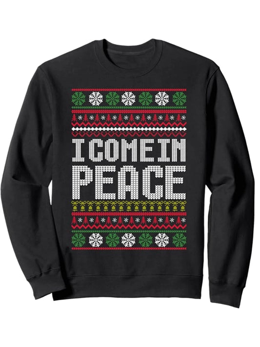 I Come In Peace Christmas Sweater