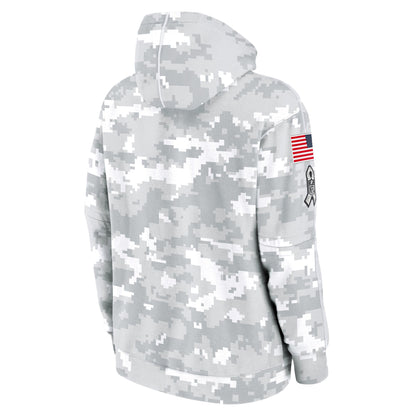 Denver Broncos Arctic Camo Salute to Service Hoodie