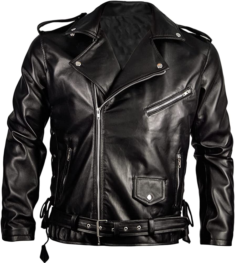 Halloween Jacket - Asymmetrical Leather Movie Jacket