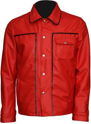 Halloween Jacket - Elvis Presley Rockstar Red Leather Jacket