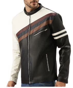 Halloween Jacket - Mad Max Leather Jacket, Black & White