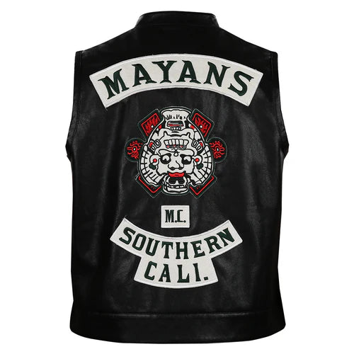 Angel Reyes Mayans M.C Leather Vest