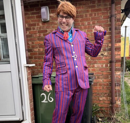 Mike Myers Austin Power Pinstripe Suit