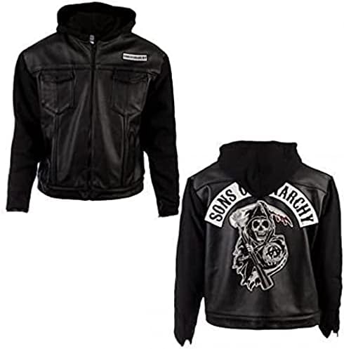 Halloween Jacket - Sons of Anarchy Motorcycle Leather Jacket