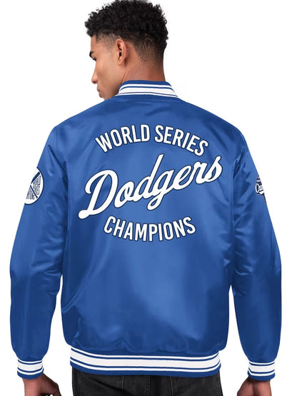 Dodgers Satin Bomber Jacket