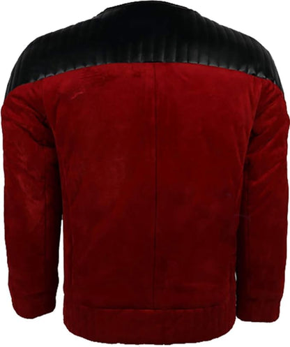 Star Trek Patrick Suede Jacket Men, Red