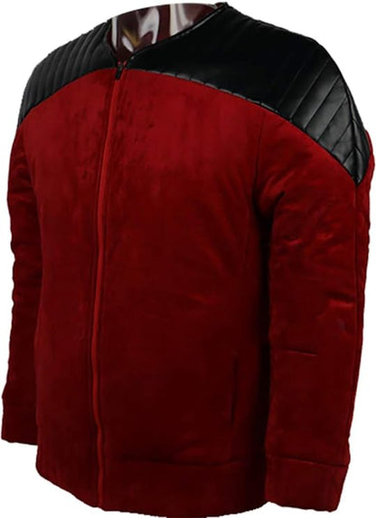 Star Trek Patrick Suede Jacket Men, Red