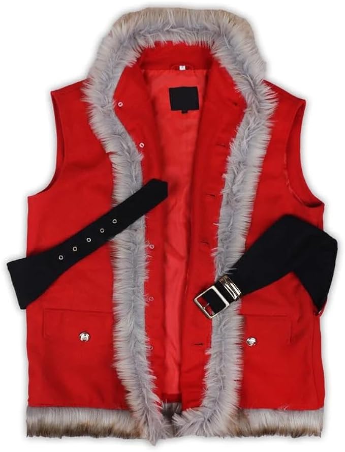 The Christmas Chronicles Red Shearling Vest