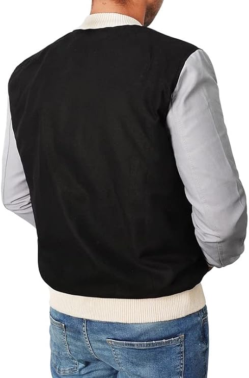 Ansel Elgort Cotton Jacket Men, Black