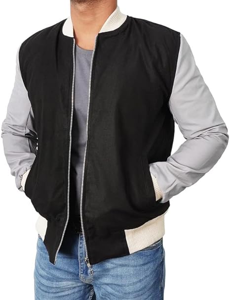 Ansel Elgort Cotton Jacket Men, Black