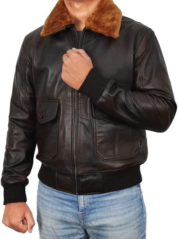 Flight Pilot British Bomber Jacket Men