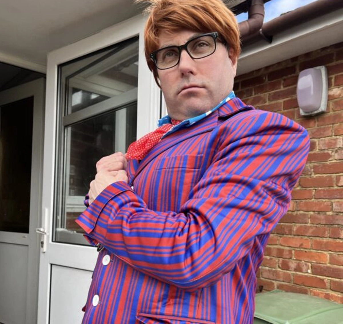 Mike Myers Austin Power Pinstripe Suit