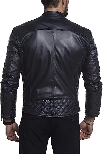 Urban Soft Lambskin Biker Jacket Men