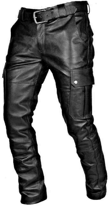 Rock Punk Leather Retro Gothic Ride Pant