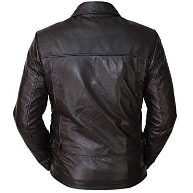 Halloween Jacket - Men's Jones Brown Leather Jacket