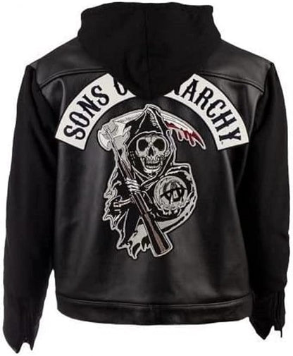 Halloween Jacket - Sons of Anarchy Motorcycle Leather Jacket