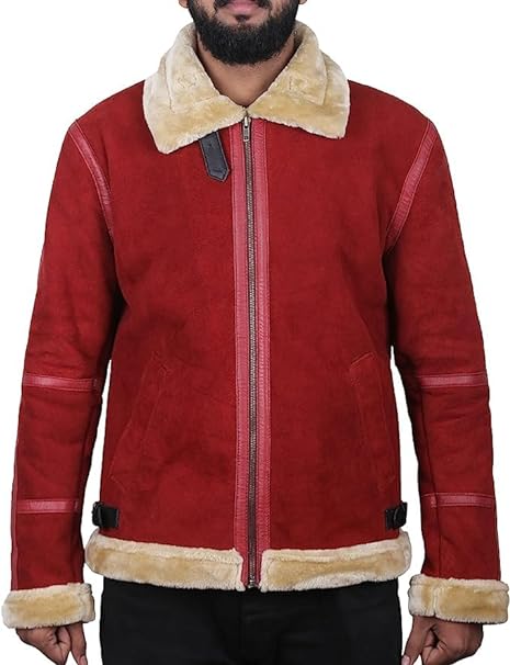 Ryan Reynolds Suede Leather Jacket, Brown