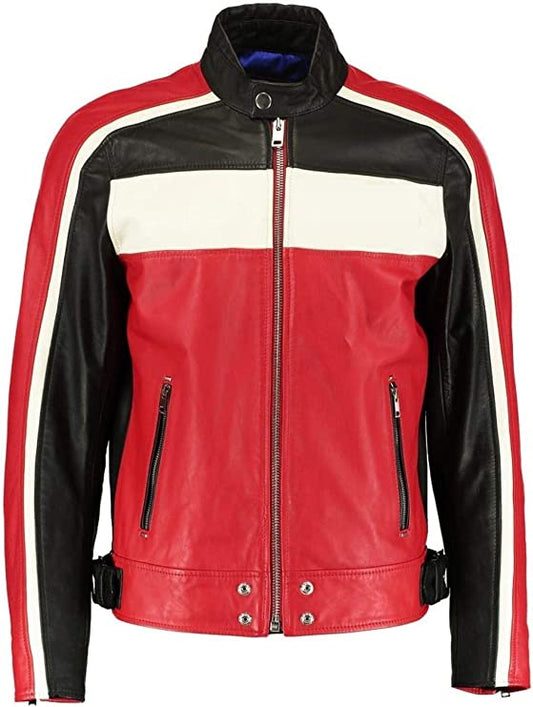 Halloween Jacket - Men's Genuine Leather Jacket Multi-Color