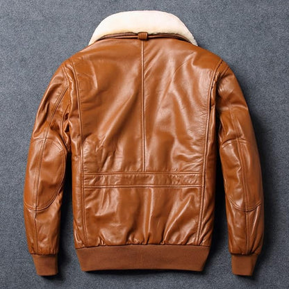 Bomber Pilot Air Force Genuine Leather Jacket