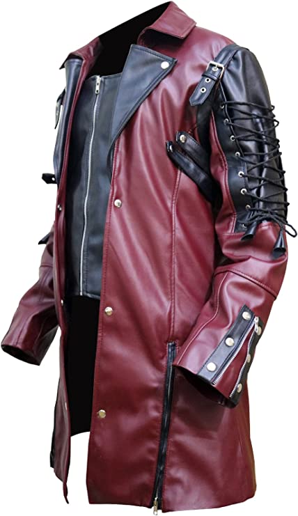 Steampunk Gothic Faux Leather Jacket