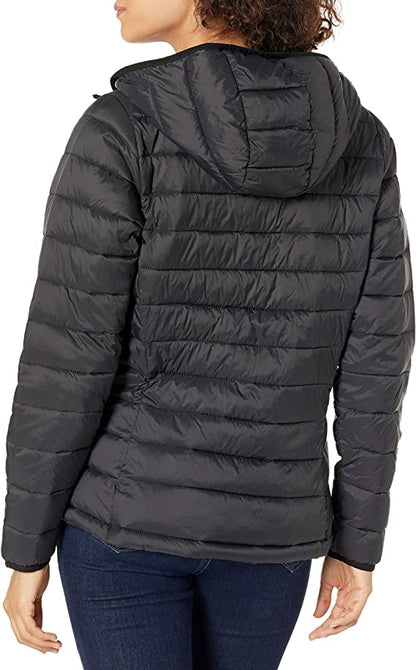 Women's Packable Hooded Puffer Jacket