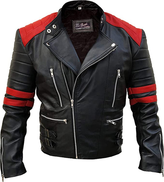 Men's Brando Classic Vintage Leather Jacket