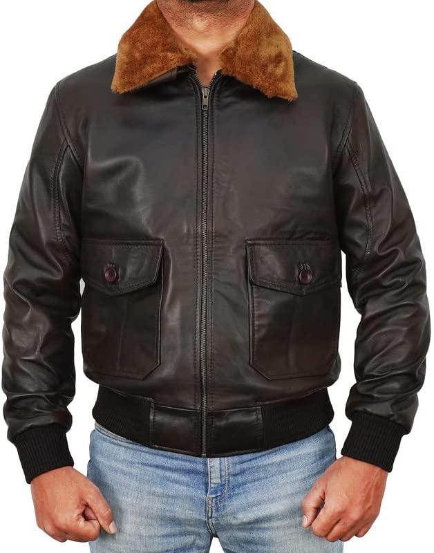 Flight Pilot British Bomber Jacket Men