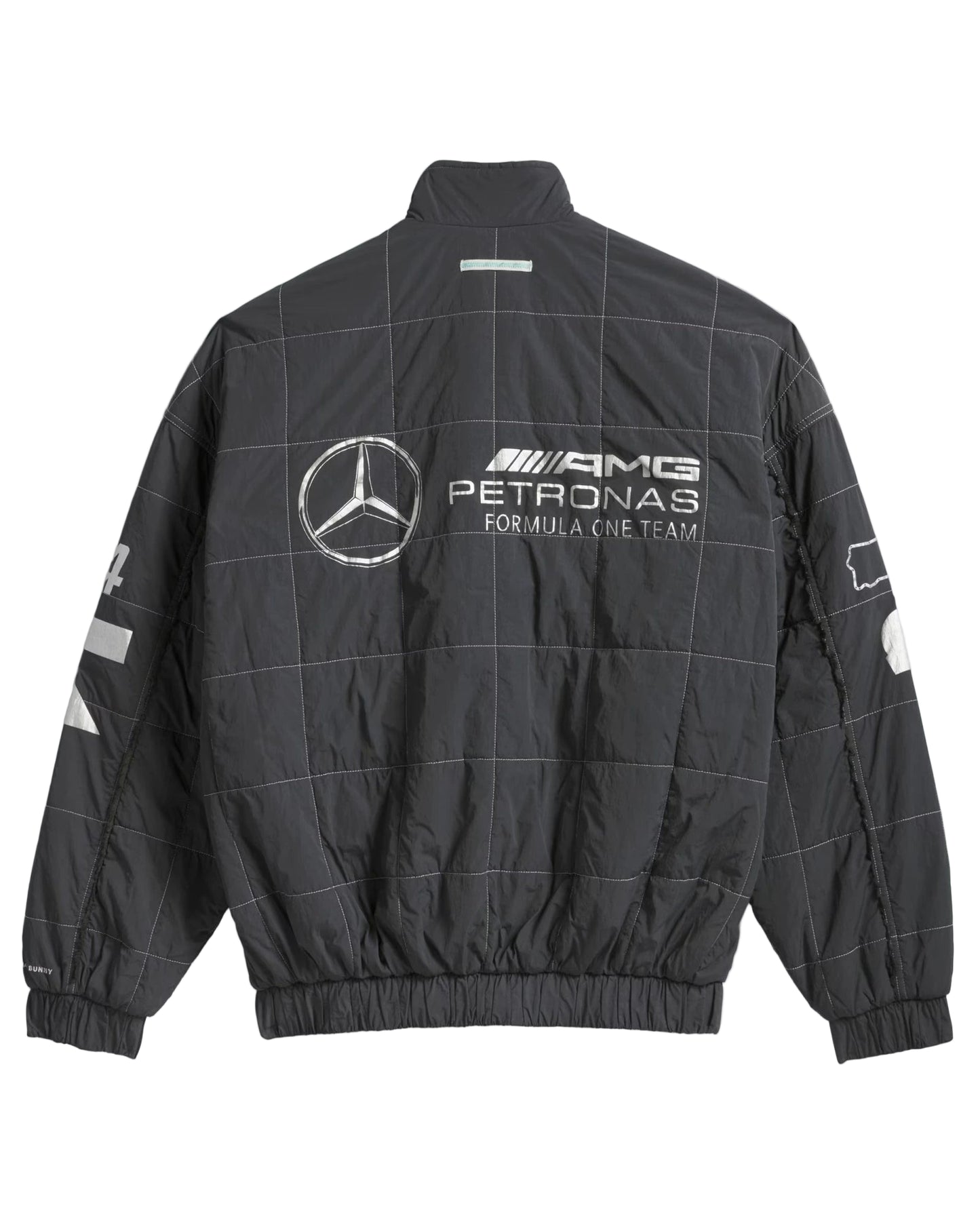 Adidas-Para-Bad-Bunny-x-Mercedes-AMG-F1-Racing-Black-Jacket