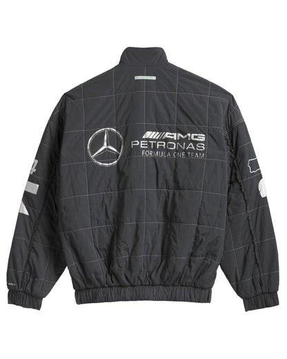 Adidas-Para-Bad-Bunny-x-Mercedes-AMG-F1-Racing-Black-Jacket