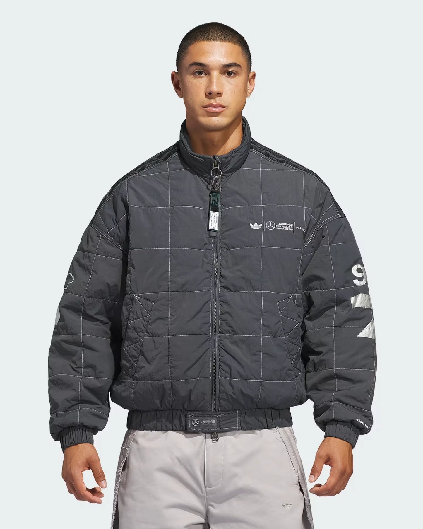 Adidas-Para-Bad-Bunny-x-Mercedes-AMG-F1-Racing-Jacket-Black