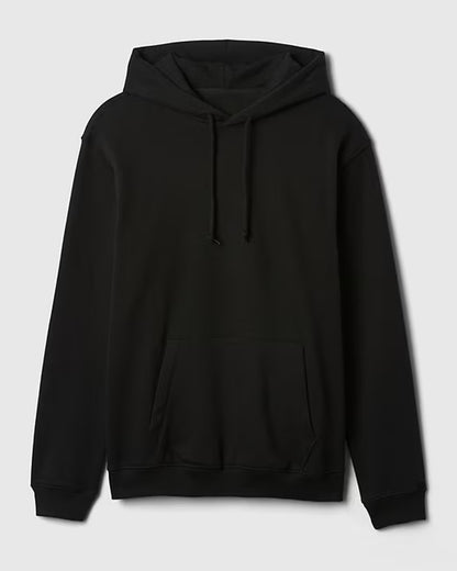 Adult-VintageSoft-Relaxed-Black-Pullover-Hoodie