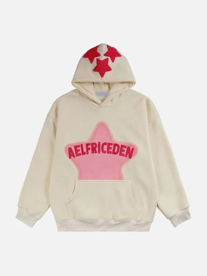 Aelfric Eden Vintage Embroidery Star Hoodie