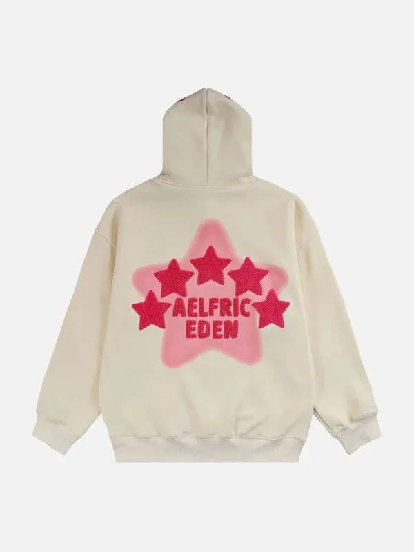 Aelfric Eden Vintage Embroidery Star Hoodie Buy