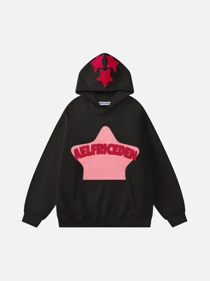 Aelfric Eden Vintage Embroidery Star Hoodie Sale